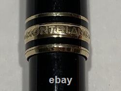 Montblanc Meisterstuck Black and Gold Rollerball Pen