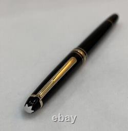 Montblanc Meisterstuck Black vintage Rollerball Pen Gold Trim 163 GERMANY