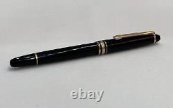 Montblanc Meisterstuck Black vintage Rollerball Pen Gold Trim 163 GERMANY