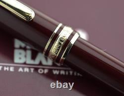 Montblanc Meisterstuck Bordeaux 144R Fountain Pen with Collectors Tin