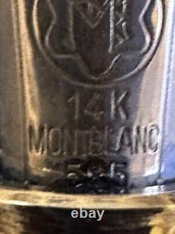 Montblanc Meisterstuck Burgundy Fountain Pen 4810 14k 585 Gold Nib Germany