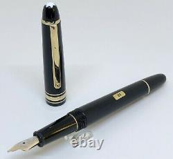 Montblanc Meisterstuck Chopin 145 Gold Plated Fountain Pen 14K Gold Nib / NEW