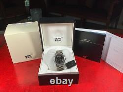 Montblanc Meisterstuck Chronograph with Carbon Dial Watch BRAND NEW