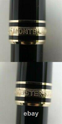 Montblanc Meisterstuck Classic Black and Gold Ballpoint Pen With Box