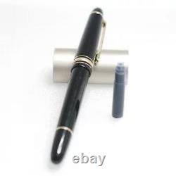Montblanc Meisterstuck Classic Fountain Pen 14K 585 Gold Coated Black