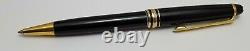 Montblanc Meisterstuck Classique 165 Mechanical Pencil 0.5mm Black & Gold- Nice