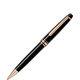 Montblanc Meisterstuck Classique Ballpoint Pen Black & Red Gold New In Box