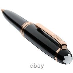 Montblanc Meisterstuck Classique Ballpoint Pen Black & Red Gold New In Box