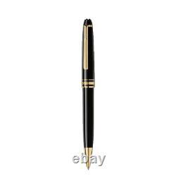 Montblanc Meisterstuck Classique Ballpoint Pen Gold 164 New with leather case