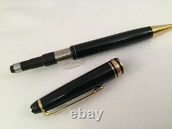 Montblanc Meisterstuck Classique Black with Gold Mechanical Pencil 7mm 165 12737