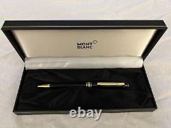 Montblanc Meisterstuck Classique Classic Black Gold Trim Ballpoint Pen 164 10883