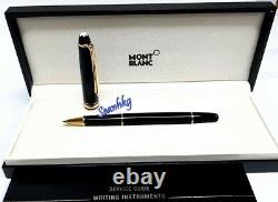 Montblanc Meisterstuck Classique Gold-Plated Rollerball Pen Authentic NEW 12890