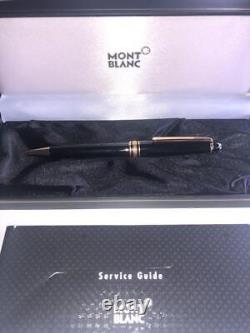 Montblanc Meisterstuck Classique Gold Trim Note Utensils Ballpoint Pen New