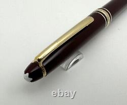 Montblanc Meisterstuck Classique No. 163R Burgundy Gold Plated Rollerball Pen