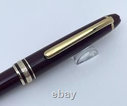 Montblanc Meisterstuck Classique No. 164R Burgundy Gold Plated Ballpoint Pen