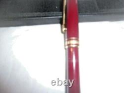 Montblanc Meisterstuck EP1108089 Burgundy Gold Rollerball Pen Germany
