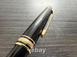 Montblanc Meisterstuck Fountain Pen 144 Gold EF Black Evo Core