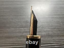 Montblanc Meisterstuck Fountain Pen 144 Gold EF Black Evo Core