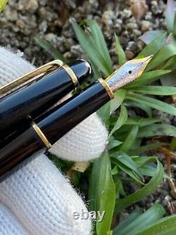 Montblanc Meisterstuck Fountain Pen 144 Piston Converter 14k Gold Nib Germany