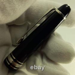 Montblanc Meisterstuck Fountain Pen 14k Nib Gold Germany Black 4810 Vintage M