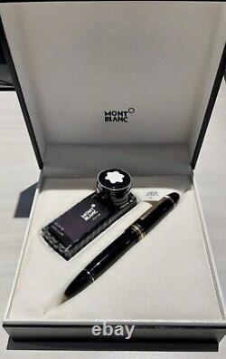Montblanc Meisterstuck Fountain Pen 18k Rose Gold M Nib 113608 INK INCLUDED