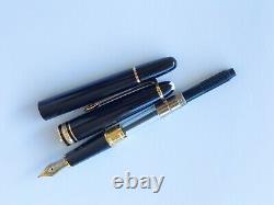 Montblanc Meisterstuck Fountain Pen Gold 14k Nib Made In Germany
