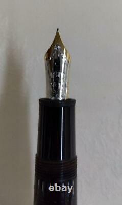 Montblanc Meisterstuck Fountain Pen / Ink Set 14K Nib Black x Gold