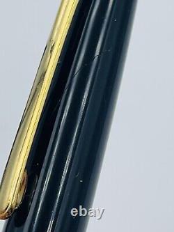 Montblanc Meisterstuck Germany Vintage Gold Plated & Black Ballpoint Pen As Is
