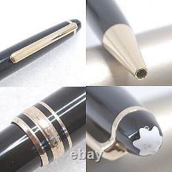 Montblanc/Meisterstuck Gold Coated Classic Ballpoint Pen M-Shaped Handwriting Co