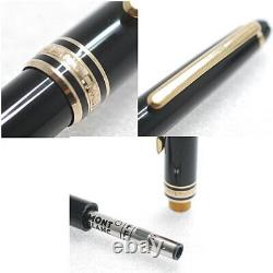 Montblanc/Meisterstuck Gold Coating Classic Ballpoint Pen/F Ink Second Hand