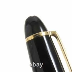Montblanc Meisterstuck Legrand White Star Twist Ballpoint Pen Black Gold Made In