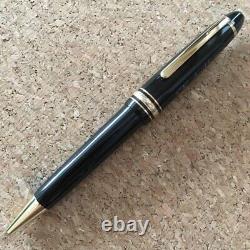 Montblanc Meisterstuck M161 Ballpoint Pen Black & Gold With Box NEW