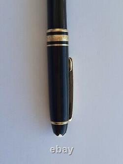Montblanc Meisterstuck Moxart 116 Ball Point Pen Black &gold Plated Made Germany