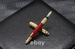 Montblanc Meisterstuck Mozart Coral-Red Gold-Plated Fountain Pen UNUSED