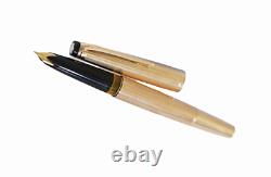 Montblanc Meisterstuck N 92 piston filler 585 Solid Gold pinstriped fountan pen