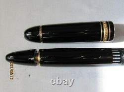 Montblanc Meisterstuck No. 149 Fountain Pen, 18K Gold M Nib, Unused
