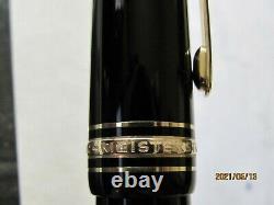 Montblanc Meisterstuck No. 149 Fountain Pen, 18K Gold M Nib, Unused
