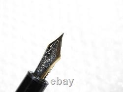 Montblanc Meisterstuck No. 149 Nib 14K 585 F Fountain Pen Ebonite Bi-color