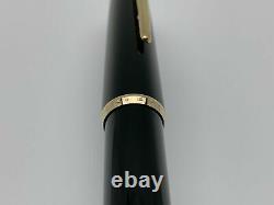 Montblanc Meisterstuck No 32 In Black & Gold With 14k Gold Nib Ef Size Mint