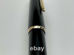 Montblanc Meisterstuck No. 32p In Black & Gold With 14k Gold Nib F Size Mint