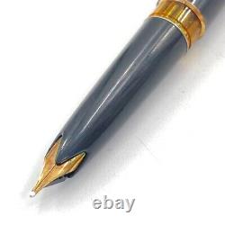 Montblanc Meisterstuck No. 72 Black & Gold Fountain Pen USED