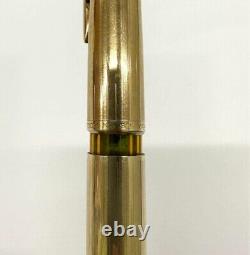 Montblanc Meisterstuck No. 82 Gold 18C Fountain Pen EF Nib 1960s Boxed