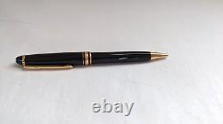 Montblanc Meisterstuck Pix Ballpoint Pen Black with Gold Trim Pre-owned