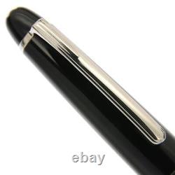 Montblanc Meisterstuck Platinum Classique 145 Black 14K Fountain Pen M Nib