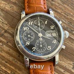 Montblanc Meisterstuck Ref. 7016 Chronograph Men's Watch 100% Genuine