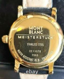 Montblanc Meisterstuck Reserve De Marche 7003/cc 11075 Manual Wind Rare, Mint