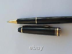Montblanc Meisterstuck Rollerball Pen 164 Black Resin&gold Plated Made Germany