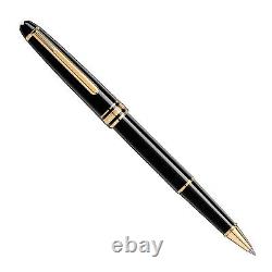 Montblanc Meisterstuck Rollerball Pen Black Gold 163 New Fall Sale