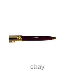 Montblanc Meisterstuck Small Petite Gold Plated Sterling Bordeaux Resin Ballpoin