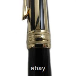 Montblanc Meisterstuck Solitaire Due White Star Capballpoint Pen Black Gold Writ